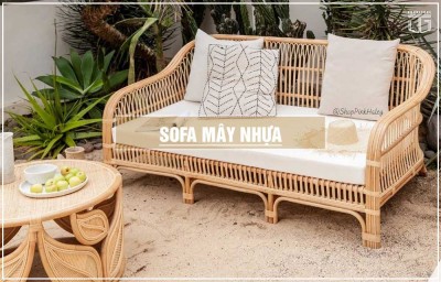 Bộ sofa nhựa giả mây VTG-082