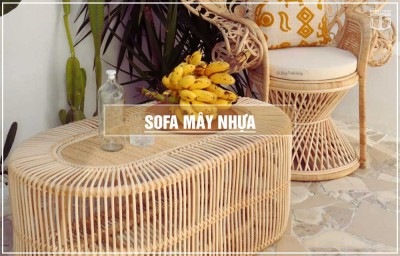 Bộ sofa nhựa giả mây VTG-083