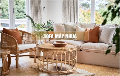 Bộ sofa nhựa giả mây VTG-084