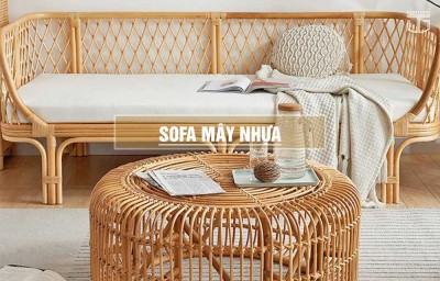 Bộ sofa nhựa giả mây VTG-093