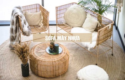 Bộ sofa nhựa giả mây VTG-098