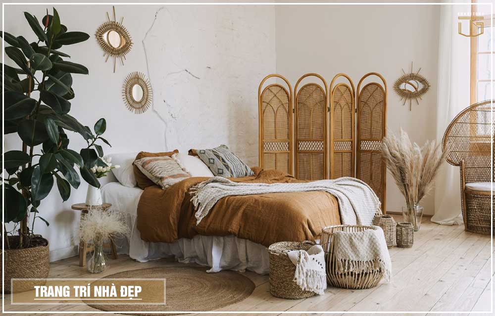 Trang trí phòng ngủ đẹp với phong cách Bohemian